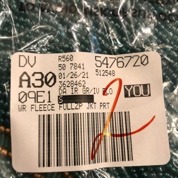 NWT Lands End Womens Fleece Full Zip Jacket Floral Print SMALL New With Tags - Picture 10 of 11